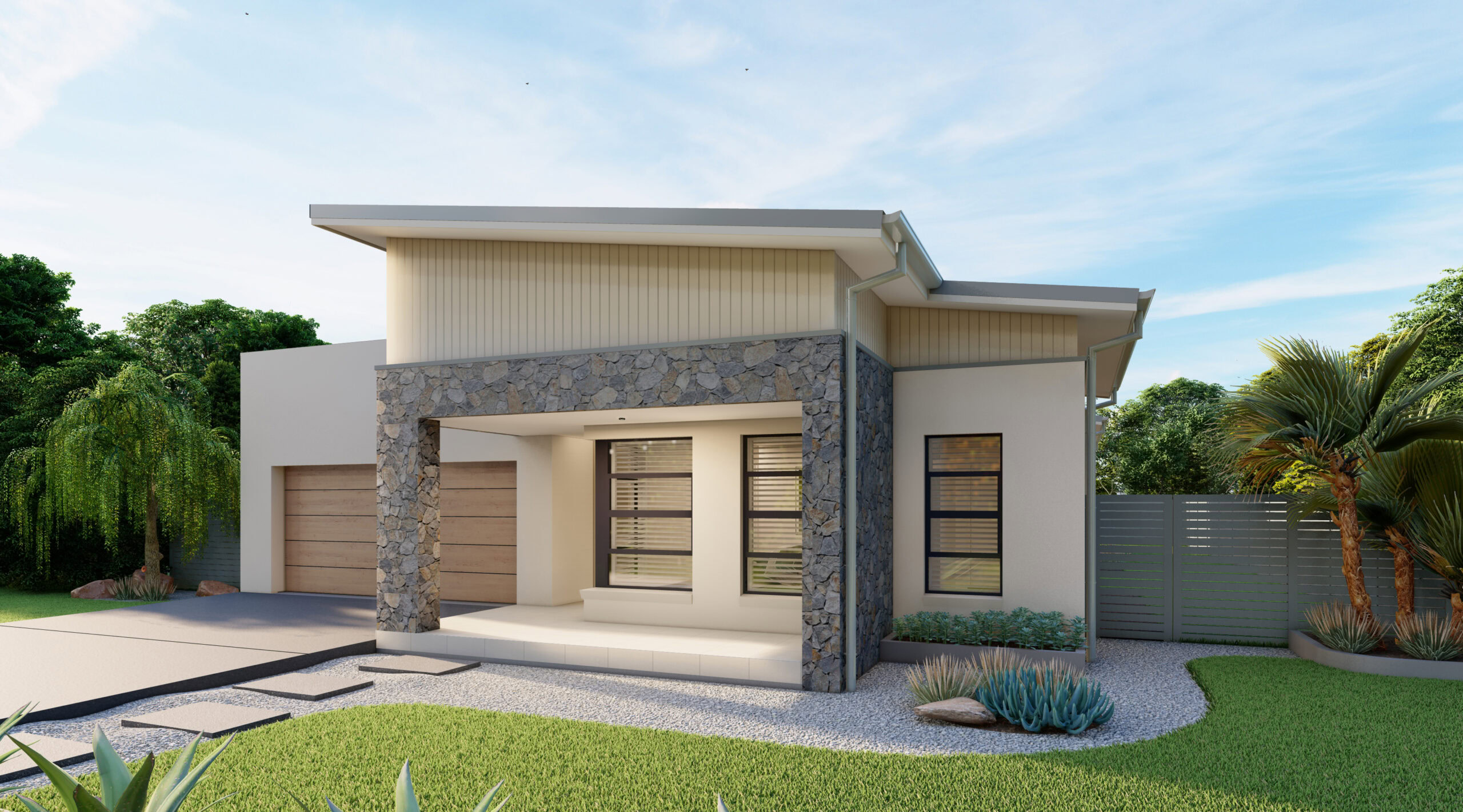R200 - KUBU PREMIUM SEABREEZE - DAYLIGHT 2 - STONE FACADE