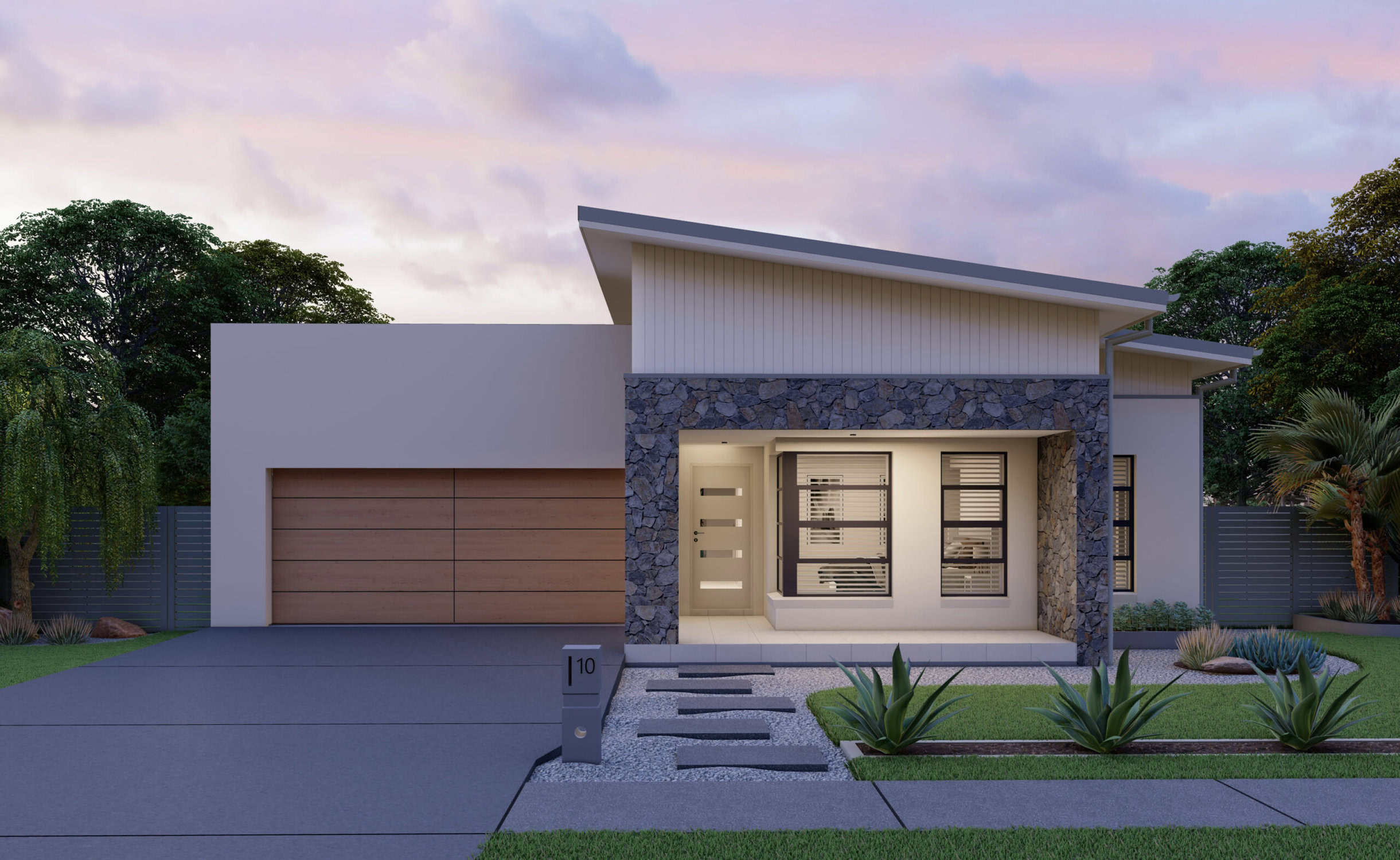 R200 - KUBU PREMIUM SEABREEZE - DUSK - STONE FACADE