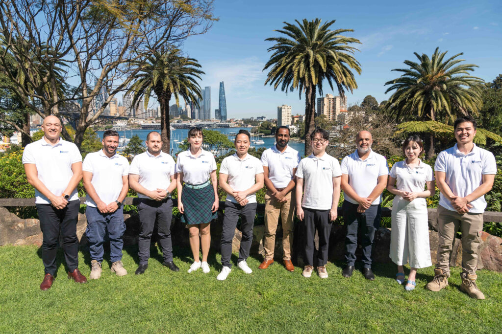 Haverton Homes team on Sydney Harbour